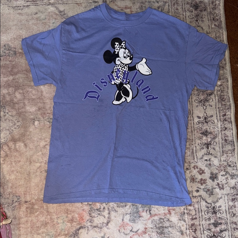 Disney Blue Minnie Mouse Graphic Tee